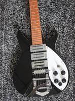 Weifang Rebon 6 String Ricken 325 Tremolo Electric Guitar/mini Electric Guitar in Black Colour