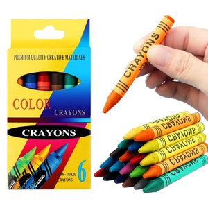 Crayones de Cera de 6/8/12/24 Colores para Niños, Juego de Dibujo, Crayones Personalizados al por Mayor, Juego de Papelería para Estudiantes, Materiales de Pintura - Product Image 6
