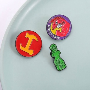 เข็มกลัดเคลือบลายการ์ตูนตลก ปลาบิน ปลาเยลลี่ วีนัส โลหะ สำหรับติดเสื้อ กระเป๋าเป้ ของขวัญสำหรับเพื่อน - Product Image 2