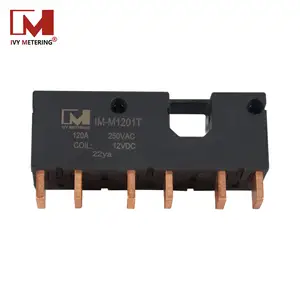 Interruptor trifásico aprobado por IVY IEC 120A 250VAC 12VDC Relés de enganche de motor de control para medidor inteligente