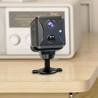 Kamera Mini Ubox Indoor Bertenaga Baterai 4G SIM Card 2MP 2600mAh CCTV Keamanan Alarm Gerak PIR Penglihatan Malam Audio Dua Arah