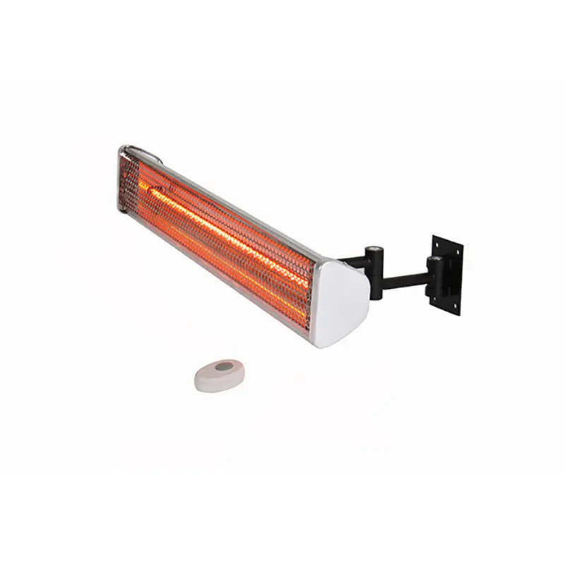 Pátio aquecedor infravermelho portátil movido a energia solar montar bateria vela aquecedor elétrico