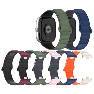 <span class=keywords><strong>Bracelet</strong></span> magnétique en silicone de luxe pour Xiaomi <span class=keywords><strong>Mi</strong></span> <span class=keywords><strong>Band</strong></span> 8 Pro Bracelets Redmi Watch <span class=keywords><strong>4</strong></span> Bracelets <span class=keywords><strong>Femme</strong></span> - Product Image 3