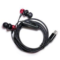 Écouteurs filaires USB-C révolutionnaires Écouteurs intra-auriculaires Son immersif Câble tressé durable Parfait pour les amateurs d'audio