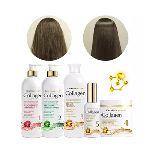 Professional Salon Organic Shampoo Natural Wholesale Custom Hair Shampoo and Conditioner Nourishing Collagen Shampoo