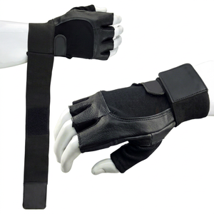 Gants de fitness en cuir antidérapants, respirants et imperméables 2024 pour hommes et femmes, logo personnalisé, sport, entraînement, gym, musculation, poids - Product Image 1