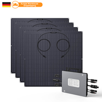 Système solaire à micro-onduleur 800w 1600w 2000w |   Système de panneaux photovoltaïques flexibles de 240 W pour centrale électrique de balcon sur grille