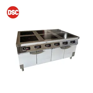 Commercial Induction Cooker High-power 3500W Multi-eye Cabinet Pot Stove Six-eye Induction Cooker