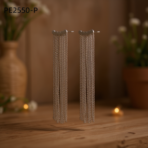 ต่างหูแฟชั่น PENDIENTEDE DE FLECOS รุ่น PE2550 สำหรับผู้หญิง เครื่องประดับคุณภาพสูง - Product Image 3