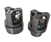 Katup Hisap Pompa Lumpur Rakitan Katup Pembuangan 3 Arm Spring Cage dengan Dudukan untuk Pompa Lumpur F-1000