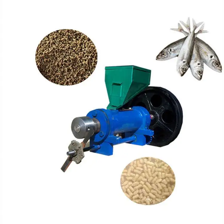 Extrusora de pellet de alimentación de pescado flotante, máquina de fabricación de pellet, buen servicio