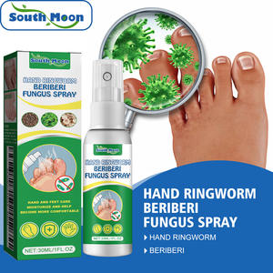 Medicina para <span class=keywords><strong>el</strong></span> cuidado de los pies de manos Fórmula suave Spray antifúngico South Moon Hand Tiña Beriberi Fungus Spray 30ML - Product Image 2