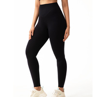 Nouveau style Legging de yoga sans couture pour femme, effet galbe fessier, sculptant le corps, en Nylon Spandex, pour le sport, la course et le fitness, Printemps/Automne