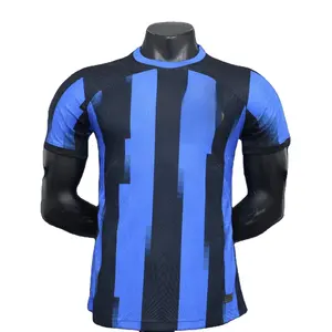 Italië 24/25 Seizoen Logo Voetbalshirt Inter Milan M.Thuram Championleague Directe Fabrieksaanbod Trainingskits