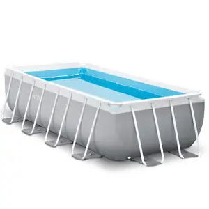 26788 piscine su misura della struttura del metallo del tetto dello stagno impermeabile rettangolare del Pvc della struttura del prisma da vendere