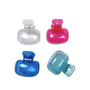Couvre-tête de brosse à dents portable en plastique, protège-brosse à dents de voyage ventilé, capuchon de protection pour adultes - Product Image 1