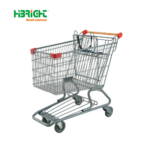 Highbright 210L Supermarket Shopping Cart with 4 Universal Wheels and Metal Versatile &amp; Durable <strong>Trolley</strong> - Product Image 2