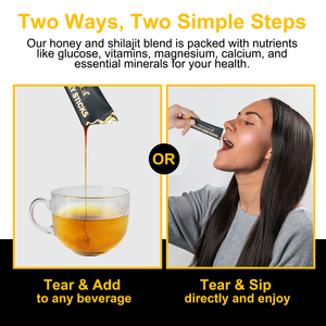 Bâtonnets de miel de Shilajit pur d'origine, naturels, en gros, packs de miel de Shilajit de l'Himalaya pour favoriser la santé globale du corps et la vitalité - Product Image 6
