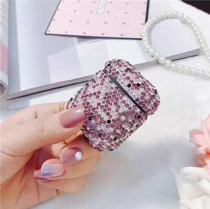 Fundas protectoras <span class=keywords><strong>de</strong></span> lujo con diamantes para <span class=keywords><strong>Airpods</strong></span> 1 <span class=keywords><strong>2</strong></span> 3 4 <span class=keywords><strong>Pro</strong></span> <span class=keywords><strong>2</strong></span> 3, carcasa para auriculares, funda para auriculares inalámbricos - Product Image 4