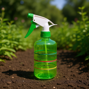 Flacone spray in plastica Zaa da 450 ml con pistola a grilletto verde, spruzzatore manuale per giardinaggio domestico - Product Image 2