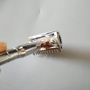 DISHI-maquinilla de afeitar de doble filo para hombre, mango de aluminio, elegante y moderno - Product Image 4