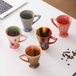 Taza de Té con Esmalte Cambiante, Estilo Retro, de Cerámica, para Hogar u Oficina - Product Image 6