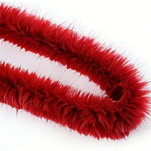 Matériau de bordure en fausse fourrure de renard à la mode, fabriqué à partir de fibres synthétiques, idéal pour les vêtements d'extérieur et les accessoires pour femmes - Product Image 6