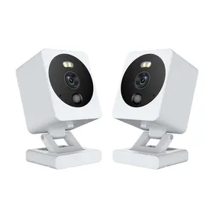 Caméra de surveillance 2024 personnalisable fonction de vision nocturne audio bidirectionnelle prend en charge le stockage en nuage carte TF caméra CCTV WIFI
