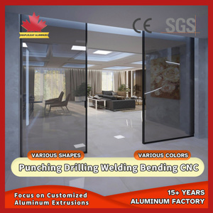 <span class=keywords><strong>Porta</strong></span> <span class=keywords><strong>Scorrevole</strong></span> in Alluminio con Profilo Sottile, Sistema di Porte Scorrevoli in Alluminio Sovrapposto, Porte Scorrevoli in Vetro in Alluminio - Product Image 3