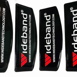 สติกเกอร์โดมอีพ็อกซี่กันรอยขีดข่วน กันน้ำ พิมพ์ลาย 3 มิติ นูน นุ่ม ผลิตจาก PU  ติดด้วยกาวในตัว พิมพ์ UV  โลโก้แบรนด์ตามสั่ง - Product Image 3