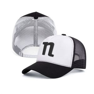 Casquette de baseball trucker personnalisable avec votre propre logo, en coton, 5 panneaux, maille, fermeture à pression, pour hommes, vente en gros - Product Image 5