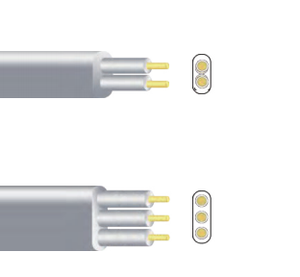 Câble d'alimentation UL NISPT-1 18AWG / 20AWG Câble <span class=keywords><strong>plat</strong></span> avec isolation en PVC <span class=keywords><strong>extra</strong></span>-épais pour appareils lourds - Product Image 5