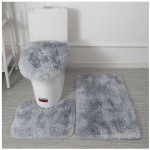 Tappetino da bagno morbido per capelli lunghi tappeto antiscivolo soffice tappeto in poliestere - Product Image 1