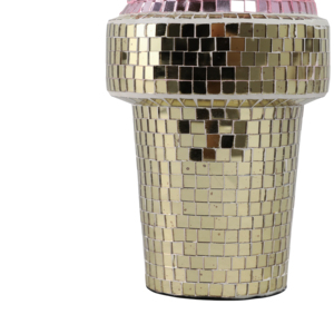Statua Ornamentale a Specchio a Forma di Gelato, Figurina Pop Giocosa per Arredamento Casa, Ufficio, Soggiorno, Scultura Accattivante - Product Image 5