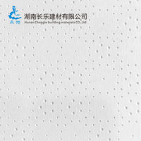 Panneau de plafond suspendu en fibrociment sans amiante, ignifuge, imperméable, pour la décoration intérieure des hôtels et des bureaux