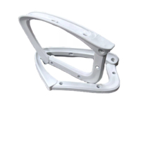 Accessoires de mobilier de luxe pour la maison, chaise de bureau, remplacement de fauteuil de barbier, accoudoir réglable en plastique poli