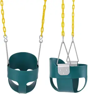 High Back Full Bucket Swings Kids Swing Seat Lovely Snail Toddler Swing Seat