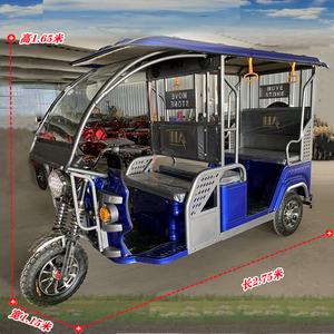 新型インド製オート三輪電動オープンリキシャ/旅客スクーター 801-1000W出力 48V電圧 30-50km/h速度 90km航続距離 5 - Product Image 5