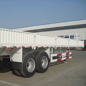 รถพ่วงกึ่งพ่วงติดผนังด้านข้างสำหรับการขนส่งสินค้า60ตัน3เพลา40ตัน - Product Image 2