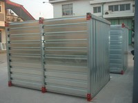 Cabane de stockage mobile en acier hangar préfabriqué pour garage et stockage