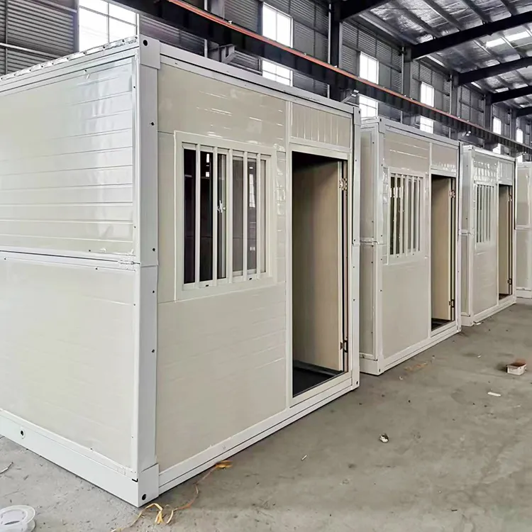 Casas Modulares tamamen mobilyalı katlanabilir katlanır Chinas prefabrik garaj depolama konteyner mağaza dükkanı çiftlik evi