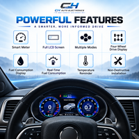 Pour Jeep Grand Cherokee 2014-2018, tableau de bord LCD virtuel 12,3 pouces, navigation CarPlay sans fil, compteur de vitesse