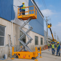 Plateforme élévatrice mobile électrique à ciseaux CE ISO, capacité 500 kg - 1500 kg, petite taille, pour la location et la construction