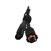 Cableado de 2 pines SCR, arnés de cableado personalizado para automóvil, conector de sensor, enchufe de inyector, terminal hembra y macho impermeable