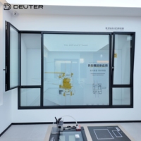 Ventanas Abatibles de Aluminio con Diseño Interior Elegante sin Perfiles, Rotura de Puente Térmico, Triple Sellado, Resistentes al Viento y Eficientes Energéticamente para Zonas Costeras