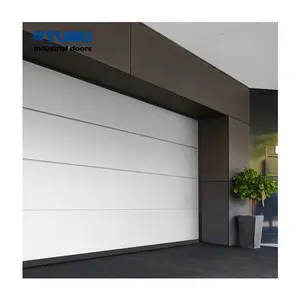 Automatic Industrial PVC Fabric Quick Action Rapid Rise Rolling Shutter Aluminum Sectional Garage Door For Homes
