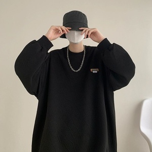 3140 <span class=keywords><strong>Felpa</strong></span> girocollo da uomo per l'autunno, <span class=keywords><strong>senza</strong></span> <span class=keywords><strong>cappuccio</strong></span>, stile streetwear, top interno per adolescenti, per l'uso quotidiano - Product Image 3