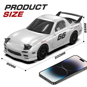 SJY-8608/8609 1:24 Voiture RC de drift 4x4 haute vitesse, mini voiture de course télécommandée avec éclairage coloré, véhicule de compétition, jouet pour garçon - Product Image 5