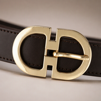 Boucles de ceinture pour hommes d'affaires, logo gravé sur mesure, alliage de zinc, métal résistant à la rouille, anti-rayures, pour ceinture en cuir
