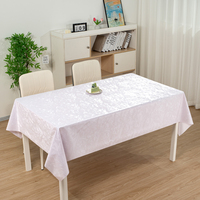 Nappe en PVC gris argenté nacré RNPT, imperméable, gaufrée, résistante aux taches, facile à nettoyer, protection pour salle à manger